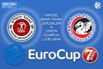 Hapoel Bank Yahav Jerusalem v Union Olimpija Ljubljana