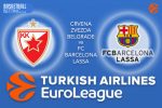 Euroleague Predictions – Crvena Zvezda mts Belgrade v FC Barcelona Lassa