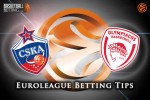 Euroleague Top 16 Betting Tips CSKA Moscow v Olympiacos Piraeus