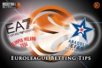 EA7 Emporio Armani Milan v Anadolu Efes Istanbul Betting Tips