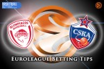 Olympiacos Piraeus v CSKA Moscow Betting Tips