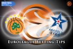 Panathinaikos Athens v Anadolu Efes Istanbul Betting Tips