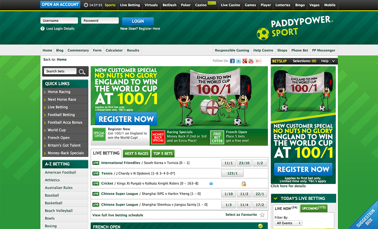 Paddy power bonus funds